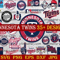 bundle 33 files minnesota twins baseball team svg, minnesota twins svg, mlb team  svg, mlb svg, png, dxf, eps, jpg,
