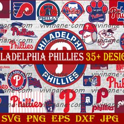 bundle 30 files philadelphia phillies baseball team svg, philadelphia phillies svg, mlb team  svg, mlb svg, png, dxf,