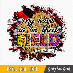 ready to press heat transfer sublimation design, my heart is on that field, baseball mom, mom life, leopard cheetah, ani