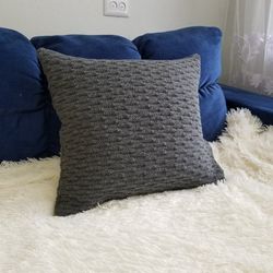 decorative pillow case cushion cover knit pillow case crochet pillow boho