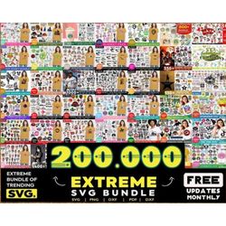 200000 mega bundle unique design svg, bundle svg, disney bundle svg, bundle svg, trending bundle svg