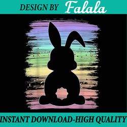 cute bunny rabbit pastel happy easter day png, pastel rabbit, easter bunny png, easter png, digital download