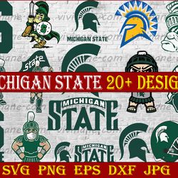 bundle 15 files michigan state football team svg, michigan state svg, n c a a teams svg, n c a a svg, png, dxf, eps,
