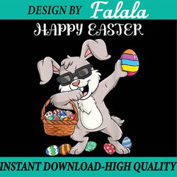 happy easter day dabbing rabbit eggs png, dabbing bunny easter png, eggs dab easter day, easter png, digital download