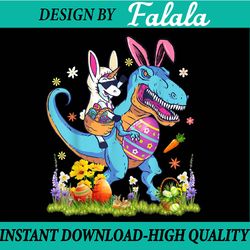 dinosaur easter day unicorn riding t-rex bunny png, t-rex dinosaur easter png, easter png, digital download
