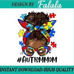 autism awareness strong mom afro b-un mother black women png, curly hair afro woman, easter png, digital download