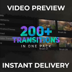Ultimate Transitions Pack - Final Cut Pro X & Apple Motion! Seamless transitions\ Twitch transitions\ Pixel transitions\