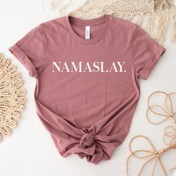 Meditation Shirt | S Crop Tee | Yoga Tees | Slay Shirt | Self Confidence | Women'S T-Shirt | Namaslay Shirt | Slay Tee