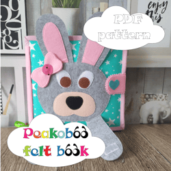 Bunny Quiet Books pdf baby soft activity books, children learning sensory storybooks life skills
