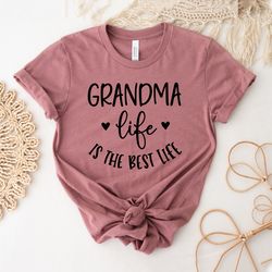 New Grandma Shirt | Gift For Nana | Teacher Gift | Pregnancy Announcement | Nana Life Is The Best Life Shirt | Grandma