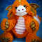 Handmade stuffed  Dragon  toy (10).JPG