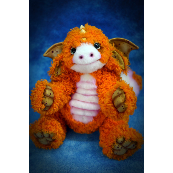 Handmade stuffed  Dragon  toy (10).JPG