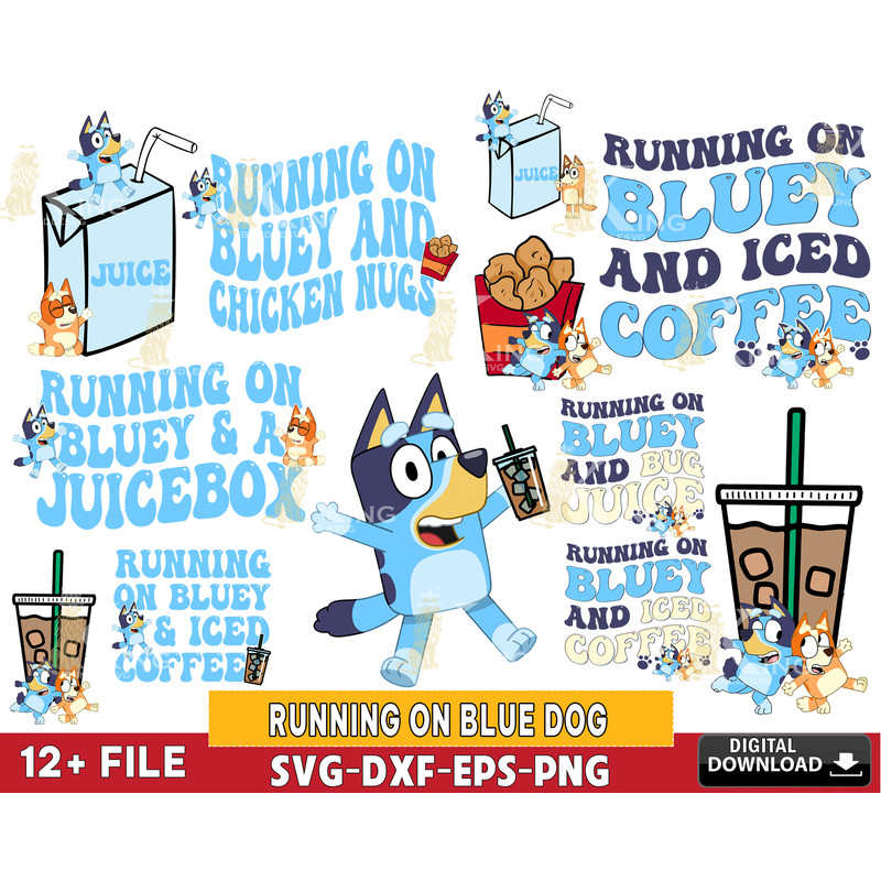 12+ file Running on Bluey Dog bundle svg, bluey svg.jpg