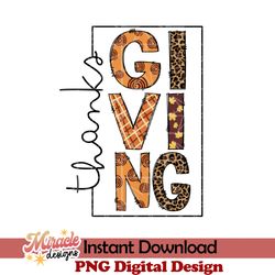 thanks giving sublimation