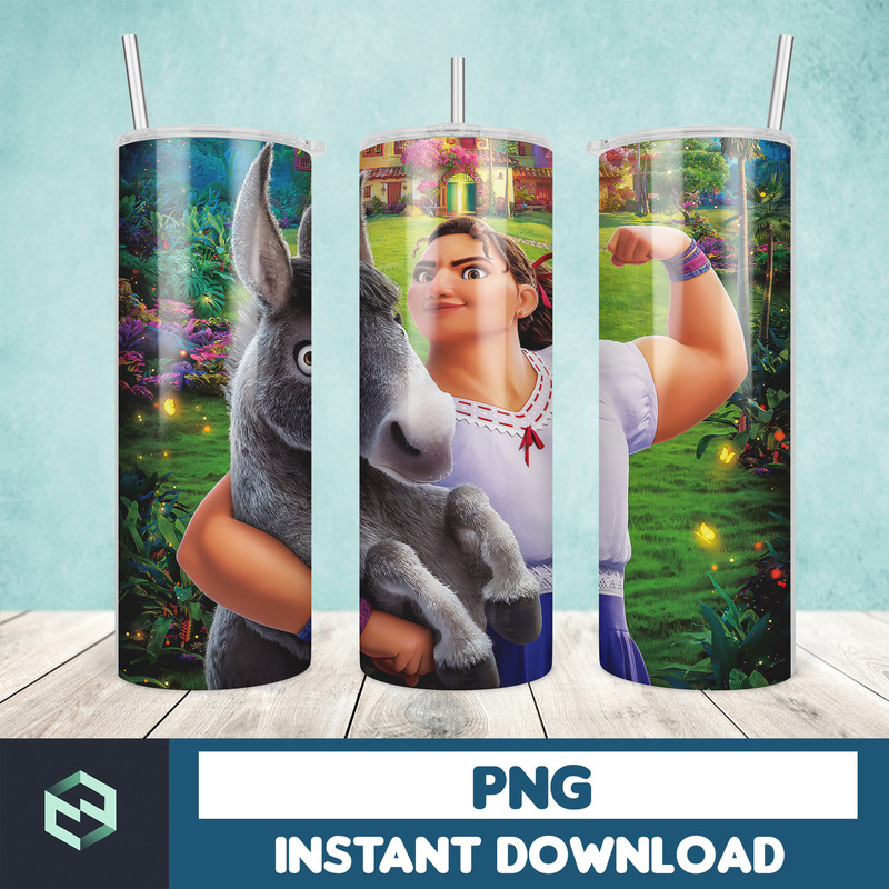 Encanto Tumbler Designs Bundle - 20oz Skinny Tumbler Sublimation Designs - Tumbler Wrap PNG - Straight & Tapered (7).jpg