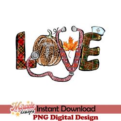 love thanksgiving nurse sublimation