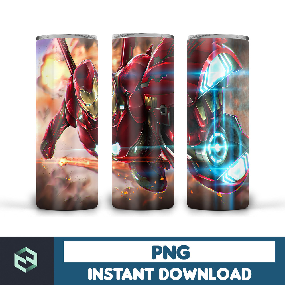 Iron Man 20oz Skinny Tumbler, Iron Man Sublimation 20oz Skinny Tumbler, Super Hero Sublimation 20oz ,Digital Download Png (16).jpg