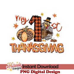 my 1st thanksgiving sublimation