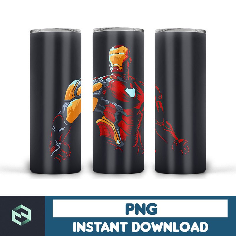 Iron Man 20oz Skinny Tumbler, Iron Man Sublimation 20oz Skinny Tumbler, Super Hero Sublimation 20oz ,Digital Download Png (22).jpg