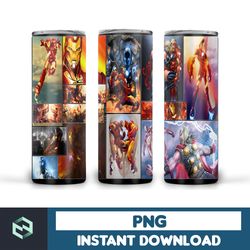 iron man 20oz skinny tumbler, iron man sublimation 20oz skinny tumbler, super hero sublimation 20oz,digital download png