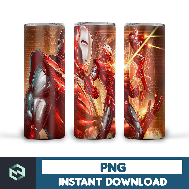 Iron Man 20oz Skinny Tumbler, Iron Man Sublimation 20oz Skinny Tumbler, Super Hero Sublimation 20oz ,Digital Download Png (29).jpg