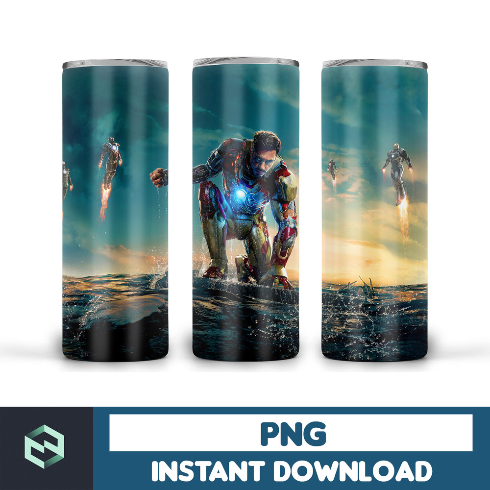 Iron Man 20oz Skinny Tumbler, Iron Man Sublimation 20oz Skinny Tumbler, Super Hero Sublimation 20oz ,Digital Download Png (37).jpg