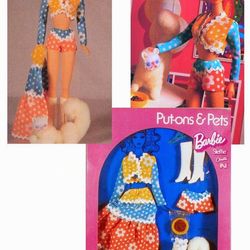 Barbie top pattern Barbie shorts pattern Barbie skirt pattern Easy to sew barbie pattern Digital download PDF