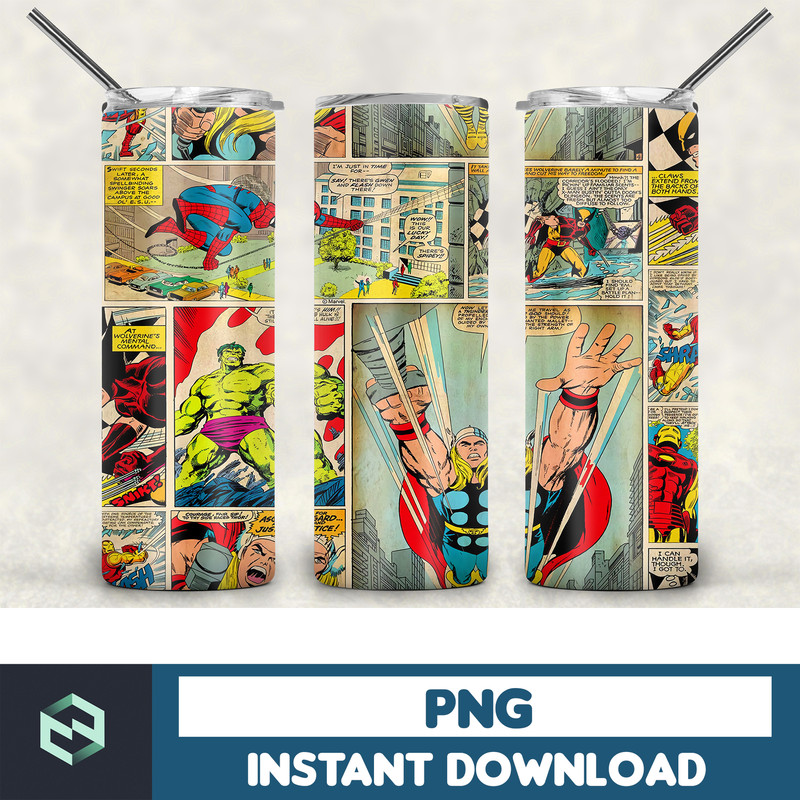 Marvel Tumbler Png, Superhero Tumbler Skinny 20 oz , Cartoon Skinny Tumbler 20 oz Sublimation Design Png,Marvel Heroes Tumbler Skinny (14).jpg