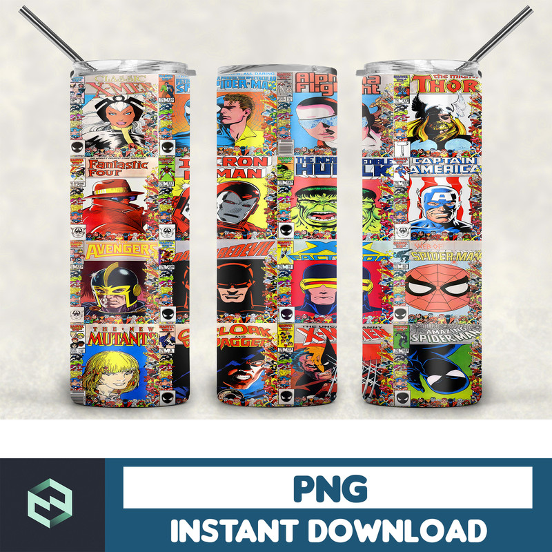 Marvel Tumbler Png, Superhero Tumbler Skinny 20 oz , Cartoon Skinny Tumbler 20 oz Sublimation Design Png,Marvel Heroes Tumbler Skinny (18).jpg