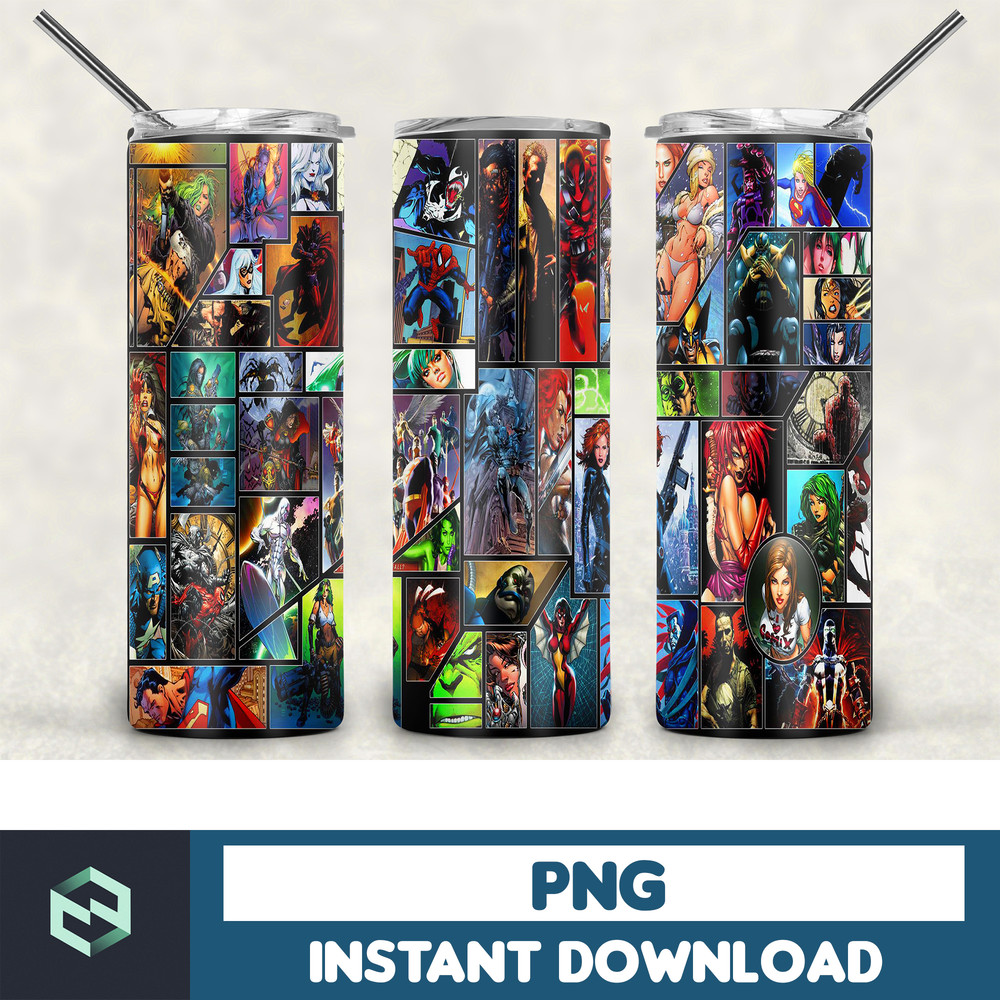 Marvel Tumbler Png, Superhero Tumbler Skinny 20 oz , Cartoon Skinny Tumbler 20 oz Sublimation Design Png,Marvel Heroes Tumbler Skinny (23).jpg