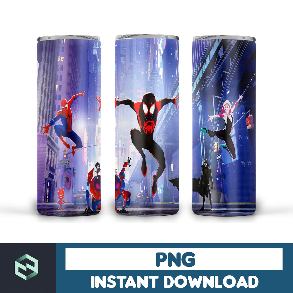 Spiderman tumbler design, 20 oz skinny tumbler design, sublimation image, tumbler wrap, Spiderman cup, Spiderman sublimation, tumbler design (12).jpg