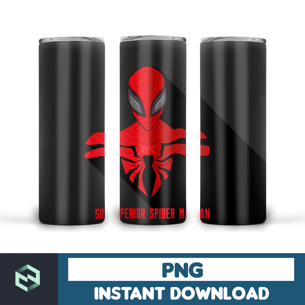 Spiderman tumbler design, 20 oz skinny tumbler design, sublimation image, tumbler wrap, Spiderman cup, Spiderman sublimation, tumbler design (34).jpg