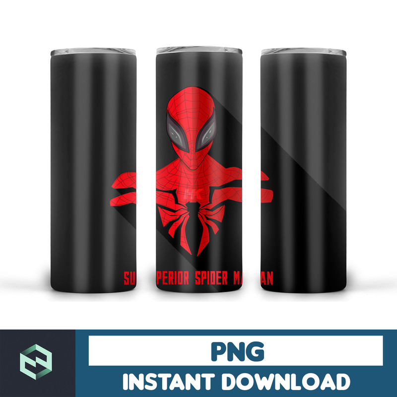 Spiderman tumbler design, 20 oz skinny tumbler design, sublimation image, tumbler wrap, Spiderman cup, Spiderman sublimation, tumbler design (34).jpg