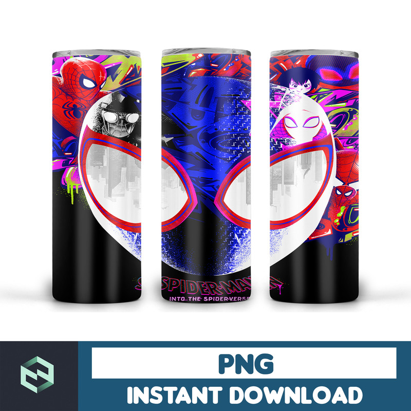Spiderman tumbler design, 20 oz skinny tumbler design, sublimation image, tumbler wrap, Spiderman cup, Spiderman sublimation, tumbler design (36).jpg
