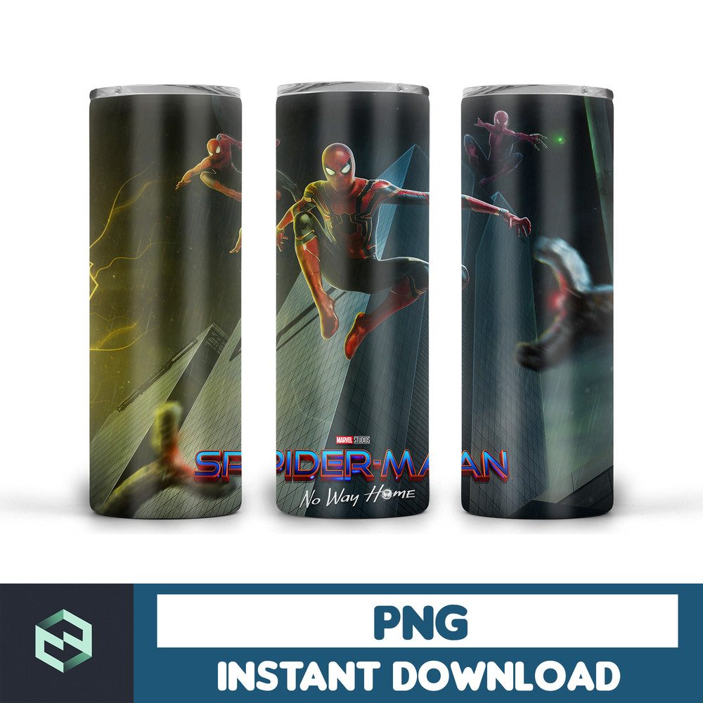 Spiderman tumbler design, 20 oz skinny tumbler design, sublimation image, tumbler wrap, Spiderman cup, Spiderman sublimation, tumbler design (42).jpg