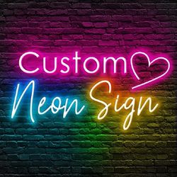 Custom Your Own Neon Sign,wedding Name Neon Sign Custom Neon Sign Wedding Light Sign Neon Led Sign,neon Lights,personali