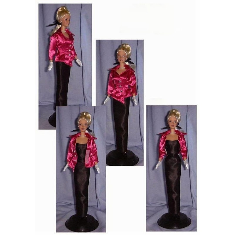 Barbie dress pattern Barbie bracelet pattern Barbie jacket pattern.jpg