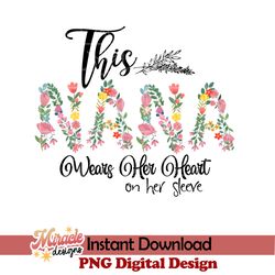 mt08032311-this nana wears her heart on her sleeve sublimation