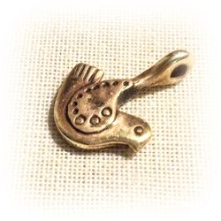 handmade bird brass necklace pendant,vintage bird pendant,bird jewelry charm
