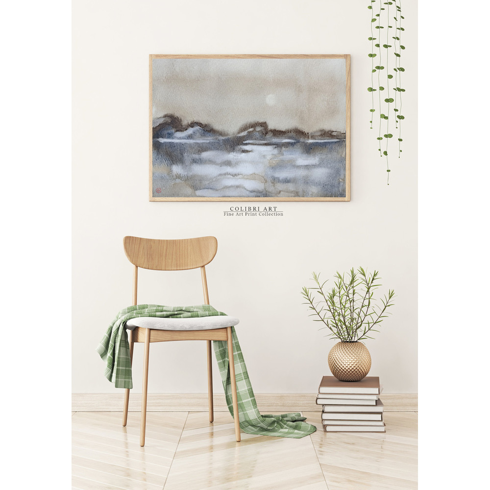 Mountain Print Abstract Wall Art Neutral 5 N16.jpg