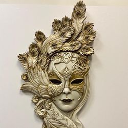 Mask Venetian FIREBIRD Handmade