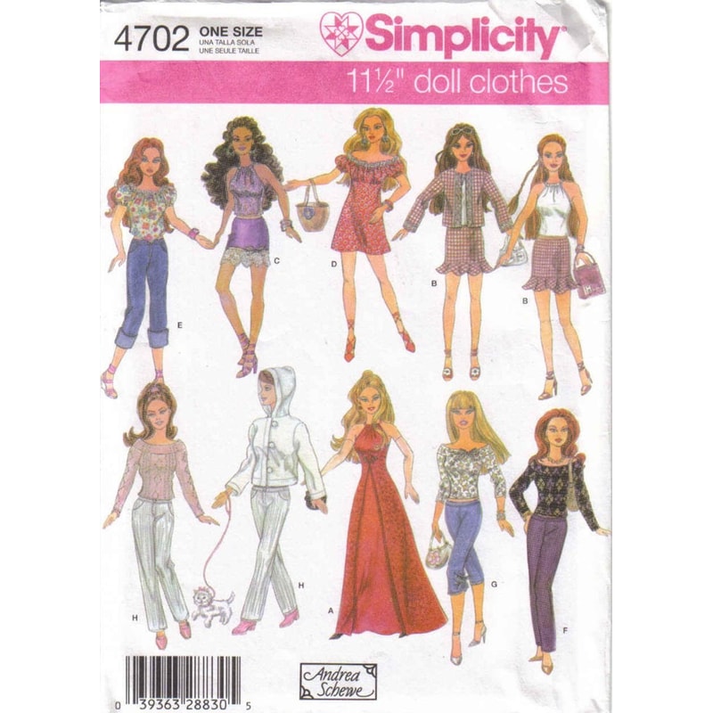 Simplicity 4702 Fashion doll clothes pattern.jpg