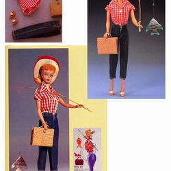 Barbie clothes pattern doll clothes pattern Picnic set Barbie shirt pattern doll pants pattern Digital download PDF