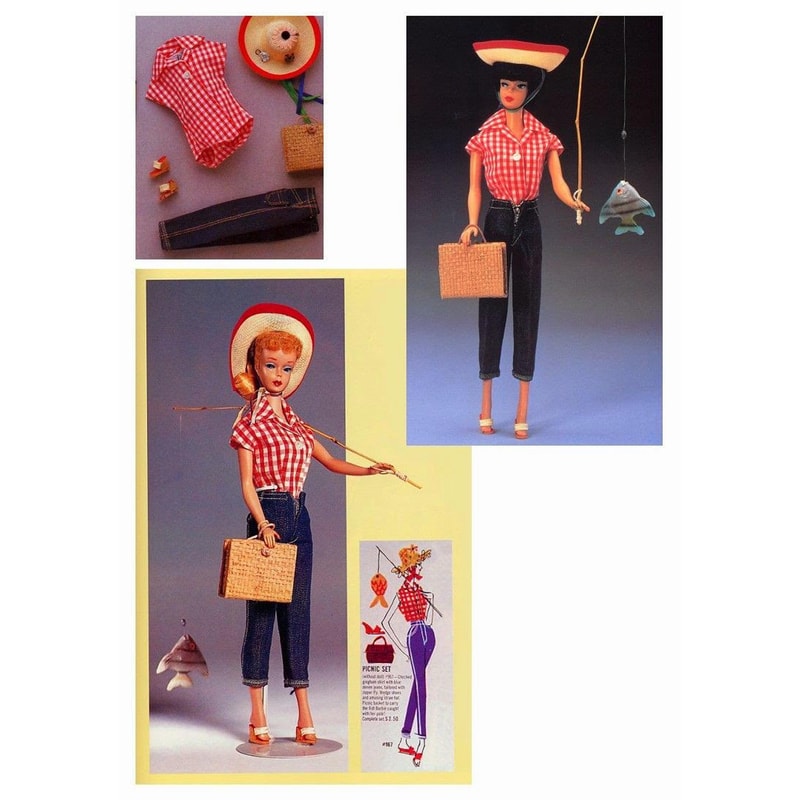 Barbie clothes pattern doll clothes pattern Picnic set.jpg