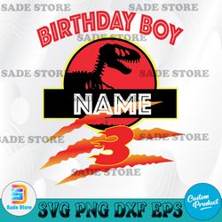 jurassic park dinosaur birthday family svg, jurassic park birthday svg, jurassic park birthday svg
