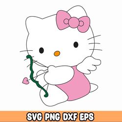 Pink Girly Hello-Kitty SVG Files