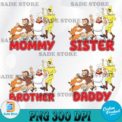 curious george birthday svg personalized name and age customized curious george family svg