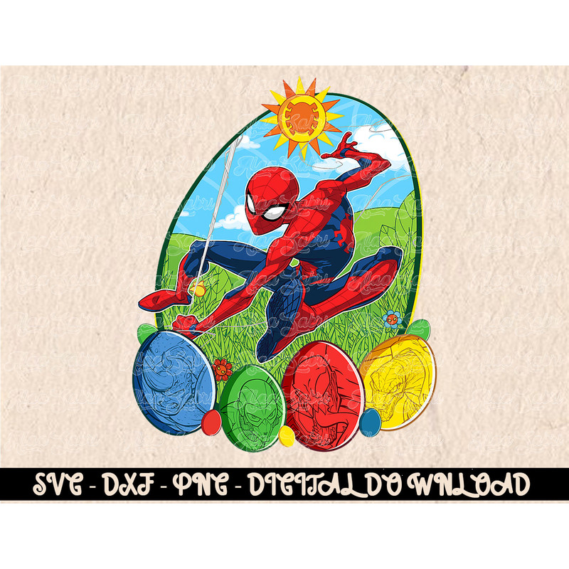 Marvel Spider-Man and Villains Easter Egg T-Shirt copy.jpg