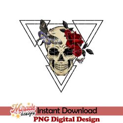 rose skull sublimation