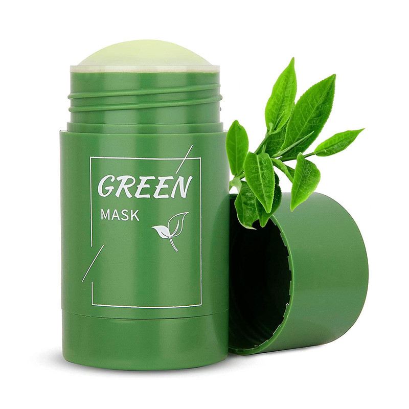 Cleansing Facial Mask Stick For All Skin Types Green tea leaves